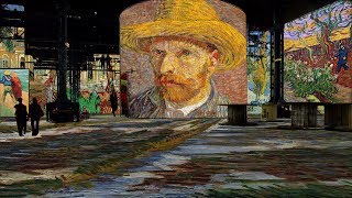 Vincent van Gogh art ALIVE  Atelier des Lumières Paris France STARRY NIGHT [upl. by Kerrison]