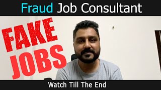 Fraud Job Consultant  Awareness video  Rohit R Gaba [upl. by Erimahs]