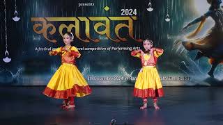 Semi Classical Dance by Tanishi amp Khanak  song  Mere Dholna [upl. by Yarrum]