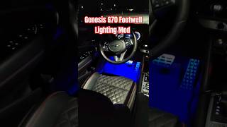 Genesis G70 Footwell Lighting Mod What do you think genesisg70 [upl. by Cora]