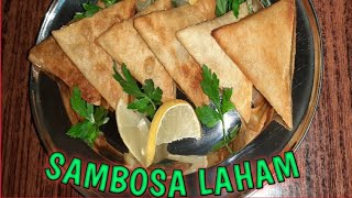 sambosa lahamarabic food ErickaampMarcy [upl. by Alihs587]