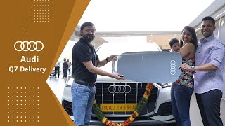 New Audi Q7 Car Delivery  Audi Hyderabad [upl. by Sibie]