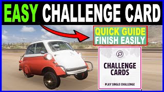 Forza Horizon 5 How to Finish Forzathon Daily Challenges  Challenging  Complete a Challenge Card [upl. by Lindahl]