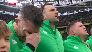 Peter OMahony in tears during Irelands Call [upl. by Suzanna]