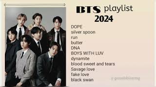 bts songs playlist 2024 top 10 most famous songs of bts 💜 [upl. by Leiram]