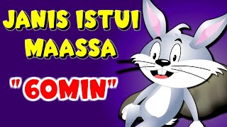 1 tunti ♫ Lastenlauluja suomeksi ♫ Jänis istui maassa  monta muuta lastenlaulua [upl. by Oiramad]