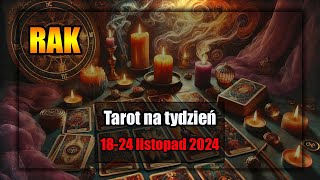 💖RAK TAROT TYDZIEŃ 1824112024💖 [upl. by Moorish689]