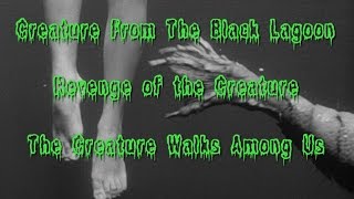 Creature From The Black LagoonRevenge of the CreatureThe Creature Walks Among Us movie reviews [upl. by Lavinia]