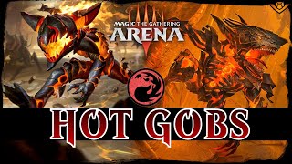 GOBLIN UP EXPLOSIONS  MTG Arena  Mono Red Goblin Aggro Fling Burn Standard Outlaws Deck [upl. by Itsirhc]