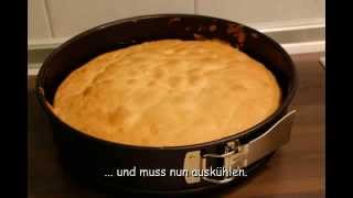 Tortenboden selbst gemacht einfach schnell und lecker  Schritt für Schritt  Rezept  recipe [upl. by Brear]