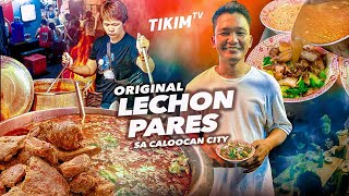 Original PARES LECHON at Mami  CALOOCAN STREET FOOD  TIKIM TV [upl. by Arlon]