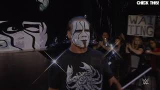 Sting Returns 2019 to Raw with his WCW Metallica Theme  Epic Entrances [upl. by Lamrert]