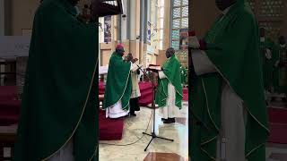 His Grace Bishop Anyolo bless vestments to be used by Bishop elect of Embu Peter Kimani [upl. by Ricker767]