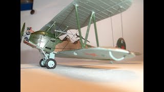 Scale Polikarpov Po2 quotMulequot 172 Kopro [upl. by Yolane]