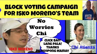 Isko Moreno’s supporter asking for block voting campaign [upl. by Ybhsa]