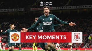 Manchester United v Middlesbrough  Key Moments  Fourth Round  Emirates FA Cup 202122 [upl. by Rici617]