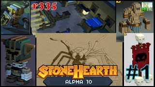 Stonehearth Alpha 10 r335 Империя с нуля №1 [upl. by Ianthe]