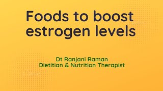 5 Foods to boost estrogen levels naturally [upl. by Adi90]