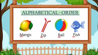 Alphabetical Order  Learn How To Arrange In Alphabetical Order Of First Letter amp Second Letter [upl. by Munafo386]