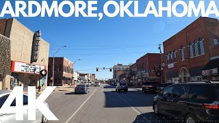 4K Ardmore Oklahoma  Main street Downtown amp Drive around the town  Ardmore ardmore oklahoma [upl. by Megargee]