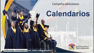 Campaña admisiones  Calendarios [upl. by Anoed861]