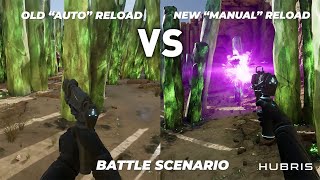 Hubris VR  quotAutoquot reload VS quotManualquot reload PLUS Voicechange Comparisons [upl. by Dnanidref]