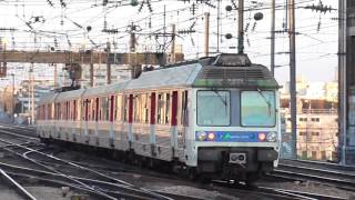 Z6400  Départ de la gare dAsnières sur Seine sur la ligne L du Transilien [upl. by Ayenet700]