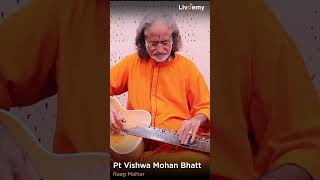 Raag Malhar and Miyan Malhar by Pt Vishwa Mohan Bhatt  Livdemy Masterclass [upl. by Enileme]