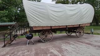 Covered Wagon Camping at the Wytheville KOA Holiday [upl. by Cristine10]