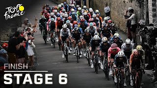 Highlights 2024 Tour de France Stage 6 finish  Cycling on NBC Sports [upl. by Nnylak]