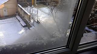 Condensation between Insulated Window Panes [upl. by Ahsiad]