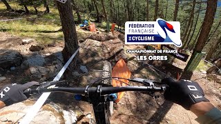 CHAMPIONNAT DE FRANCE DH 2022  LES ORRES  COURSE PREVIEW [upl. by Eatnohs]