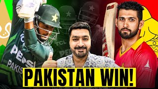 Pakistan beat Zimbabwe by 10 Wickets in Second ODI  Saim Ayub 113  Salman Ali Agha  Rizwan [upl. by Novar]