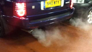 Range Rover 44 v8 Exhaust Sound Revving [upl. by Nitsirk895]