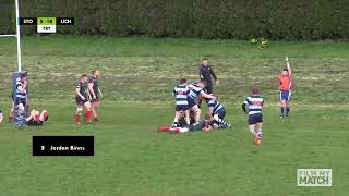 Short Highlights Stoke RUFC v Lichfield RUFC 2nd April 2022 [upl. by Sanalda]