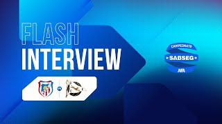 FLASH INTERVIEW  SC ESMORIZ vs SC ESPINHO J1 [upl. by Ahsinyt291]