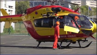 Eurocopter EC145  Start Up and Takeoff [upl. by Genesa936]