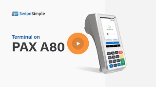 LIVE demo SwipeSimple Terminal on PAX A80 [upl. by Llerryt623]