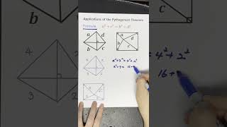 Math Exam Hack MEMORIZE this 🤩🔈 pythagoreantheorem shortcut [upl. by Lenny568]