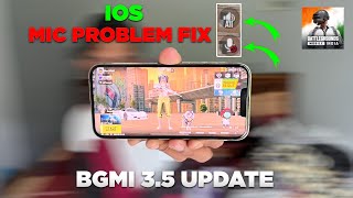 Bgmi 35 How To Fix Iphone Bgmi Mic Problem 🎤\ Bgmi Mic Not Working In Iphone  Bgmi Glitch Problem💯 [upl. by Nnairahs]