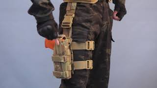 Tactical Drop Leg Holster Display [upl. by Sykleb]