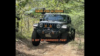 912024 Wheeling Southern Maine Jeep Gladiator Jeep Wrangler Toyota Tacoma 4x4 offroad [upl. by Ahsinak40]