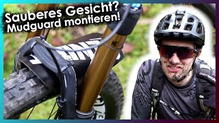 Mudguard am MTB montieren Nie wieder Dreck im Gesicht [upl. by Duaner]