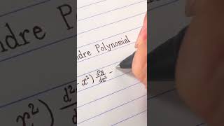 Can you write like this Master the Legendre Polynomial 📐✏️ calligraphy printer [upl. by Avictor]