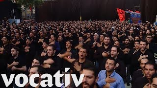 Shiite Muslims Hold Massive Rituals Of Mourning For Ashura [upl. by Monahon889]