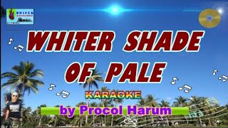 WHITER SHADE OF PALE karaoke by Procol Harum [upl. by Sasnett]