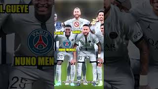 PSG SQUAD TEAM SEASON 20222023 Away Kit  messi neymar mbappe [upl. by Dusen]