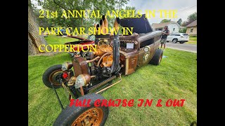 21st Annual Angels in the Park Car Show in Copperton 071324  Full Cruise in amp out [upl. by Mike]