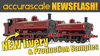 ACCURASCALE NEWS FLASH Pannier Tank Engine PRODUCTION SAMPLES amp New London Transport Livery [upl. by Gauldin]