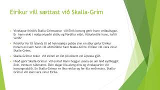 Egils saga kaflar 3641 [upl. by Fe]